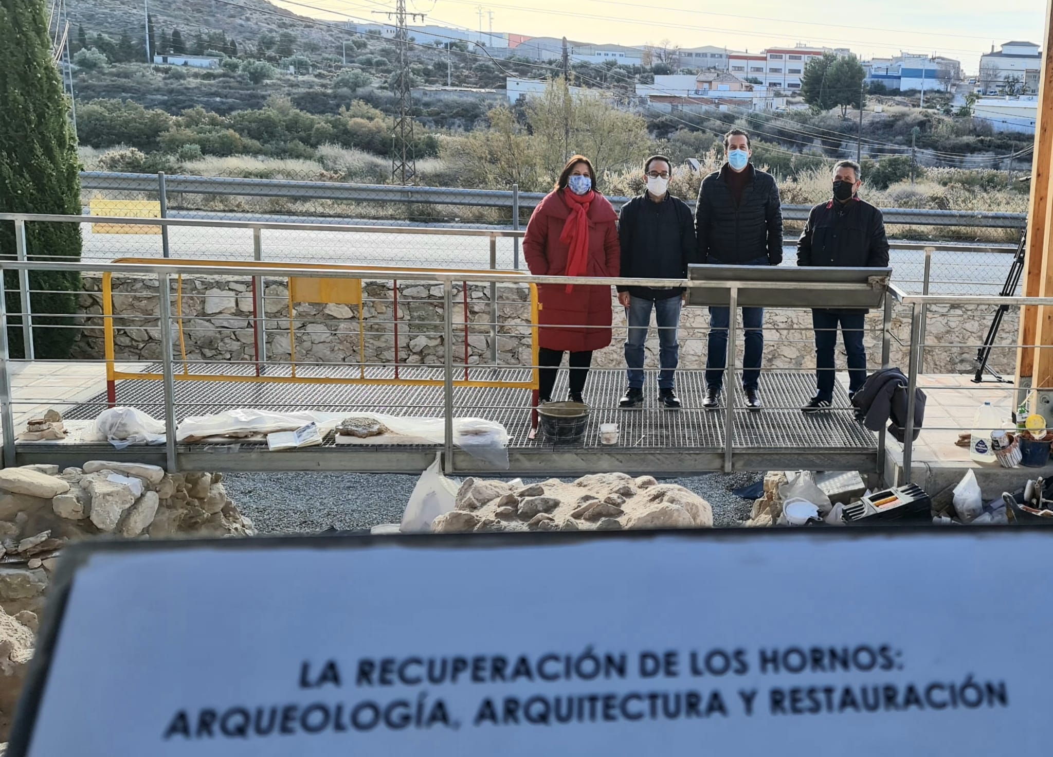 El Ayuntamiento de Elda ultima la restauración de los hornos romanos del yacimiento arqueológico de El Monastil